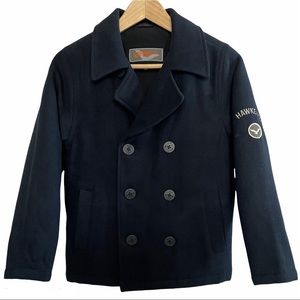 Hawke & Co Pea Coat Navy Blue Size 8 Child